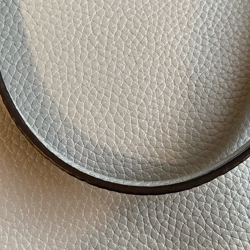 Michael Kors Large Purse Pebbled Leather Gray Office Tote - Picture 12 of 13